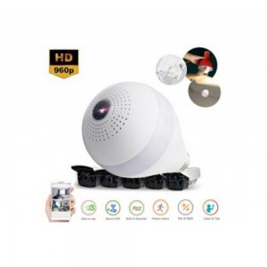Bulb Light 360° Panoramic Day & Night WiFi P2P CCT..