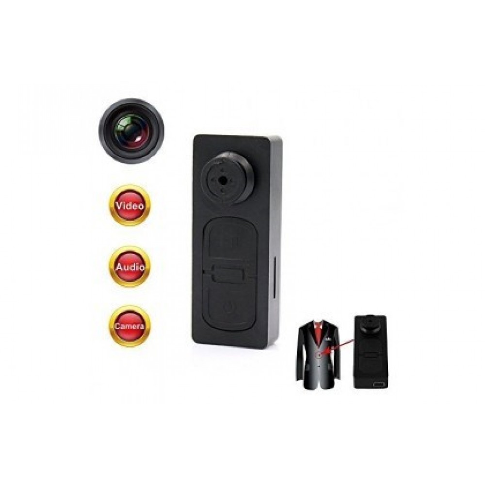 Mini S918 Button Spy Hidden Pinhole Camera