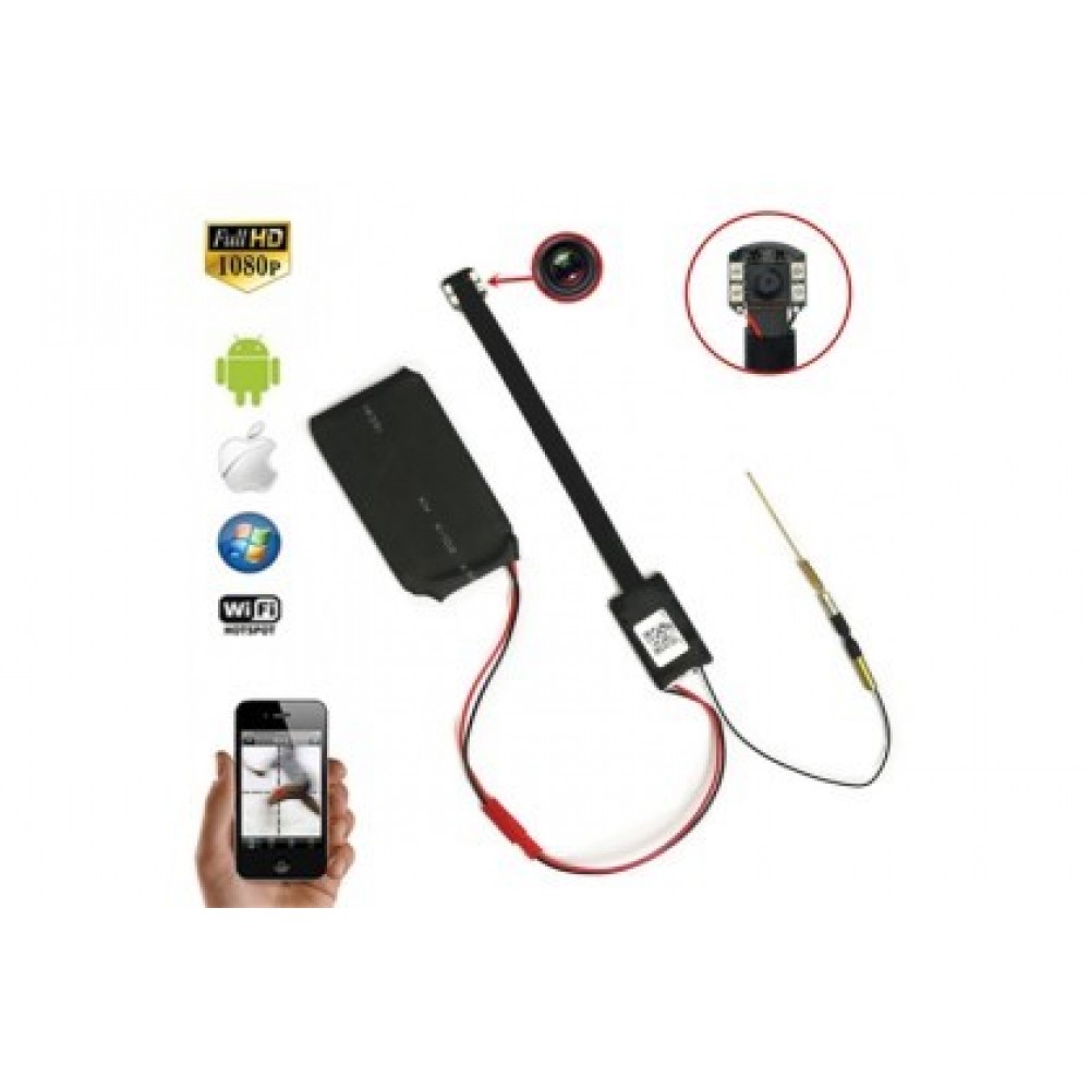 S10 Night Vision WiFi Module P2P Hidden Pinhole Spy Camera