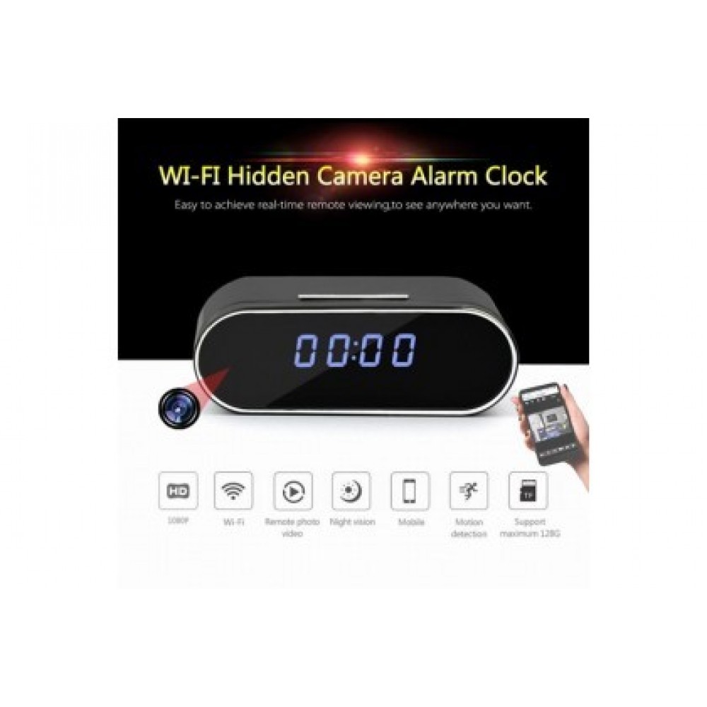 Z10 Alarm Clock WiFi Night Vision Spy Hidden Camera