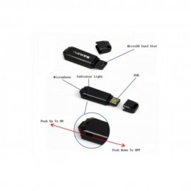 USB Flash Drive With Spy Voice Recorde